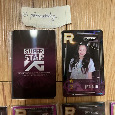 SUPERSTAR YG X BLACKPINK WORLD TOUR BORN PINK FINALE IN SEOUL OFFICIAL PHOTOCARD