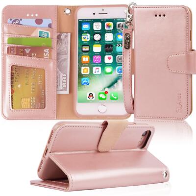 Case for iPhone SE 2022 / iPhone SE 2020 / iPhone 8 / iPhone 7, Wallet Case w...