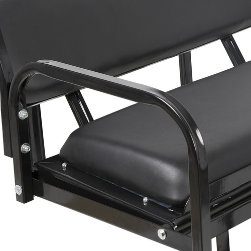 For 1982-2000.5 Club Car DS Golf Cart Flip Folding Rear Back Seat Kit+Grab Bar