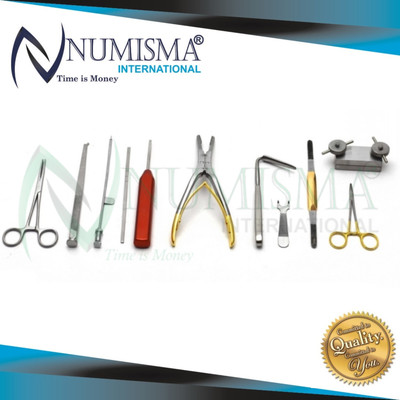 Rhinoplasty Instruments Gubisch Set of 11 Pcs, Nose Surgery , Plastic Surgery