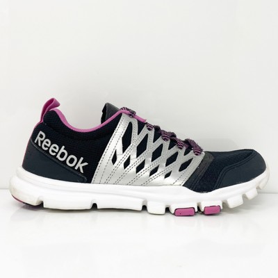 

Reebok Womens Yourflex Trainette 5.0 M48890 Черные кроссовки для бега, размер 8, Черный, Yourflex Trainette 5.0
