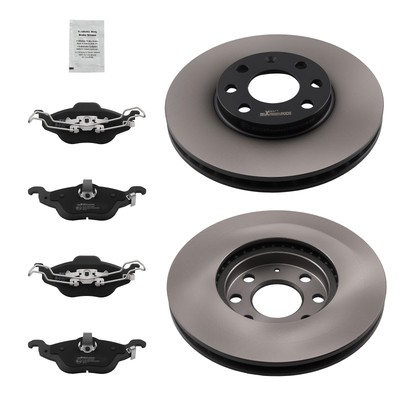 Disques Frein 255,8mm Plaquettes for Opel Astra G T98 F70 569059 9117677