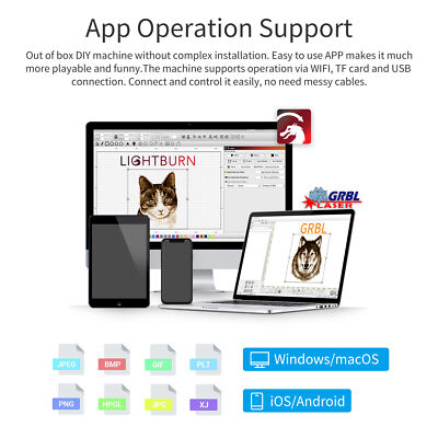 Two Trees TS2 10W Laser Engraving Machine w/ Air Assit Auto Focus 450x450mm N0A6