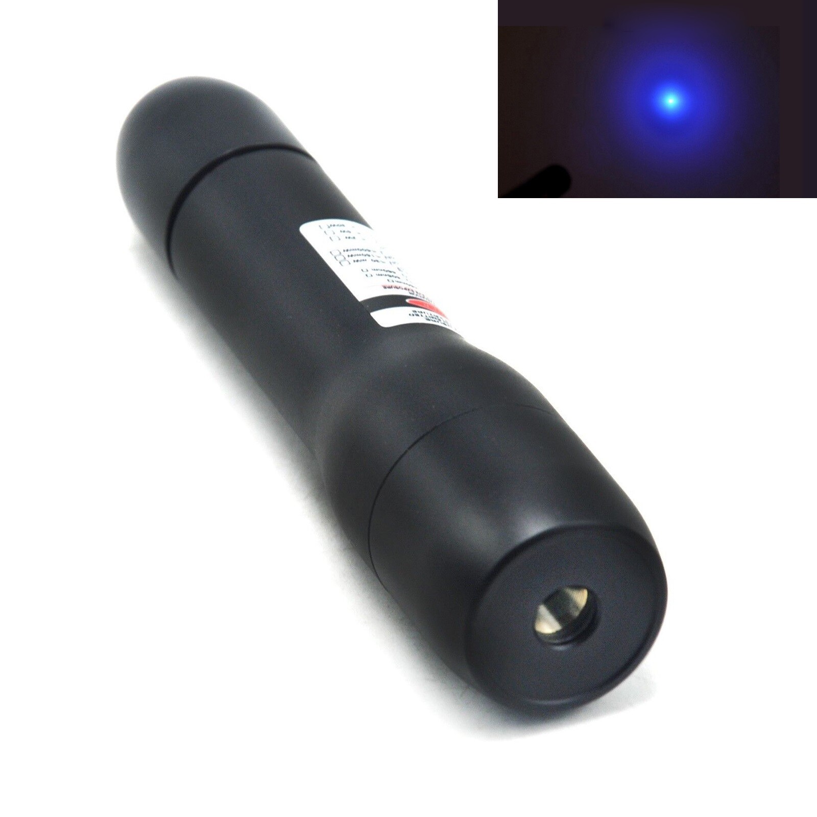 ️ 450nm Waterproof Blue Laser Pointer Focusable Dot 450T100 Handheld