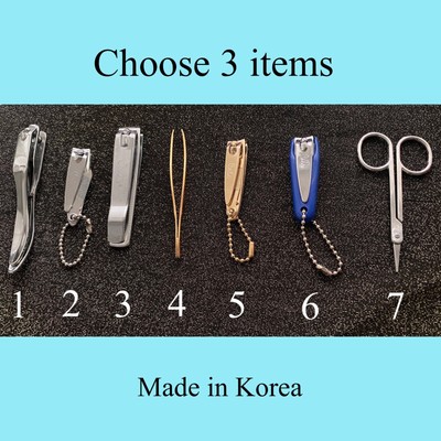 Made in Korea  Cala & Royal Tweezers & Nail Clipper Lot Of 7 Pieces