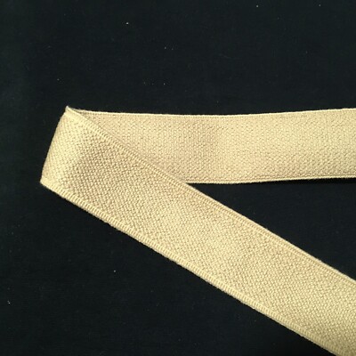 Non Roll Waistband Elastic Strong HD Elastic Band 1-1/2'' Beige 5 yds USA NR163