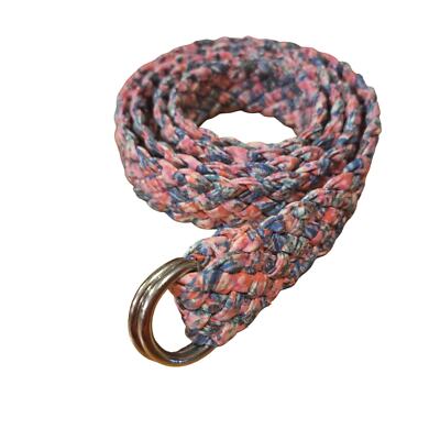 American Eagle AEO XL Pink Floral D Link Woven Belt 