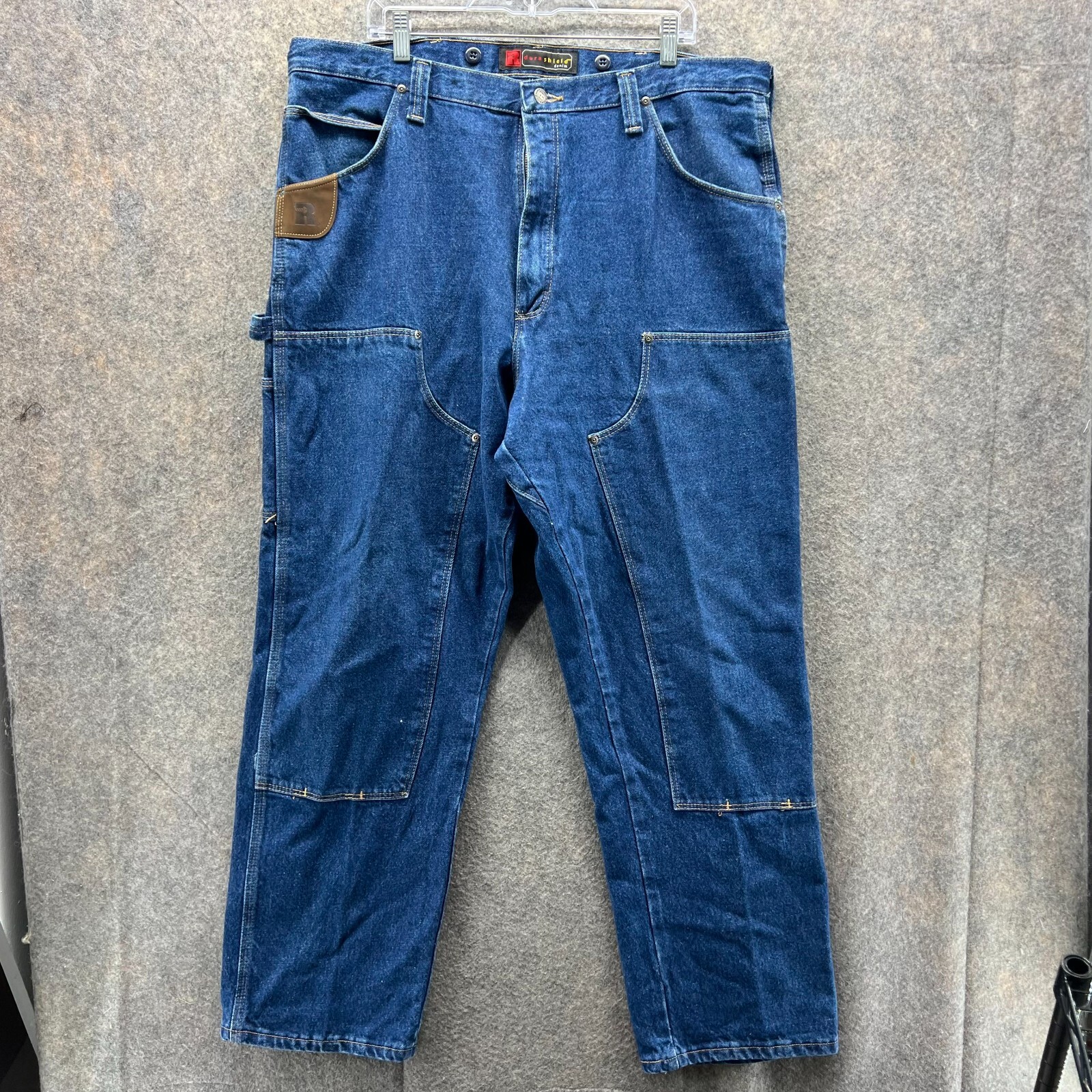 Wrangler Jeans Men 40x32 Denim Carpenter Double Knee