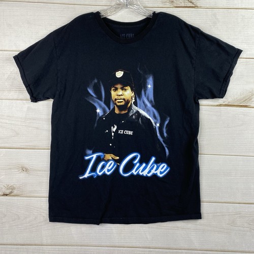 Ice Cube T-shirt Mens Size L Black Short Sleeve 100% Cotton