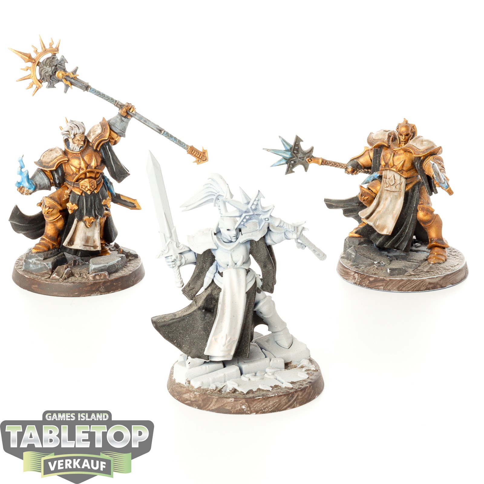 Stormcast Eternals - 3 x Stormsire’s Cursebreakers - teilweise bemalt