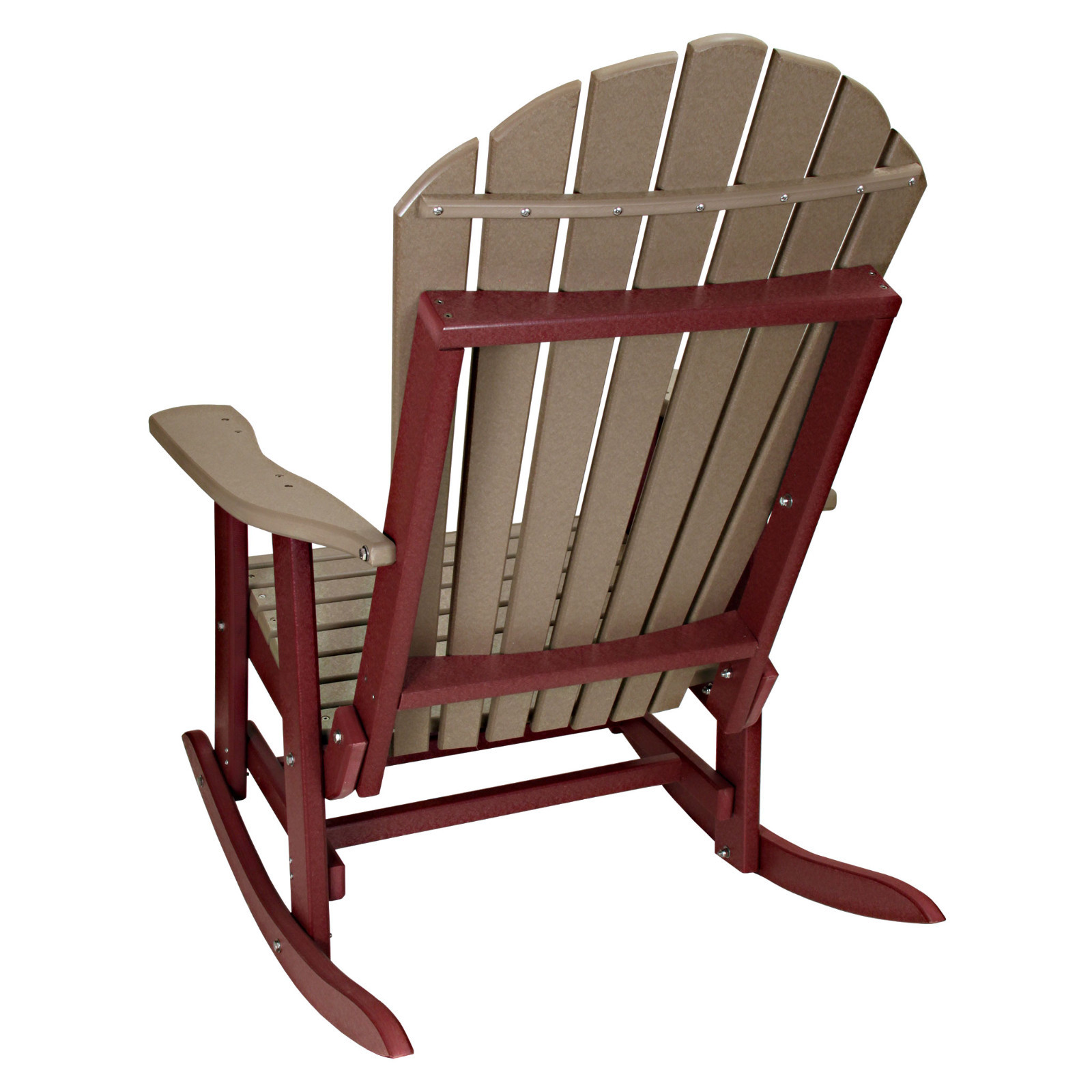 New Outer Banks Poly Lumber Amish-Made Adirondack Rocker