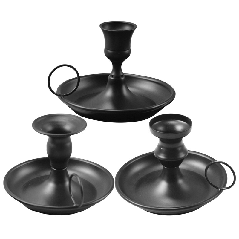 Metal Romantic Atmosphere Candlesticks Tabletop Ornaments