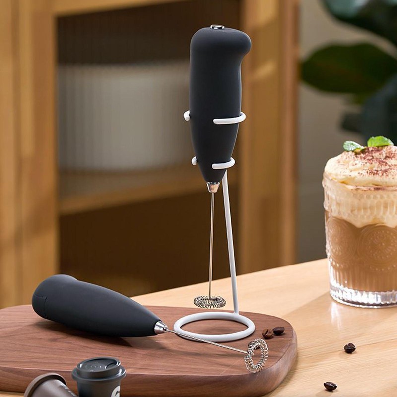 Electric Milk Coffee Foamer Frother Egg Beater Whisk Mixer Blender Kitchen Tool