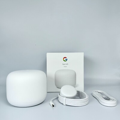 Google Nest H2D GA00595-US Dual Band WiFi Router AC2200 2.4GHz/5GHz w/ box nice