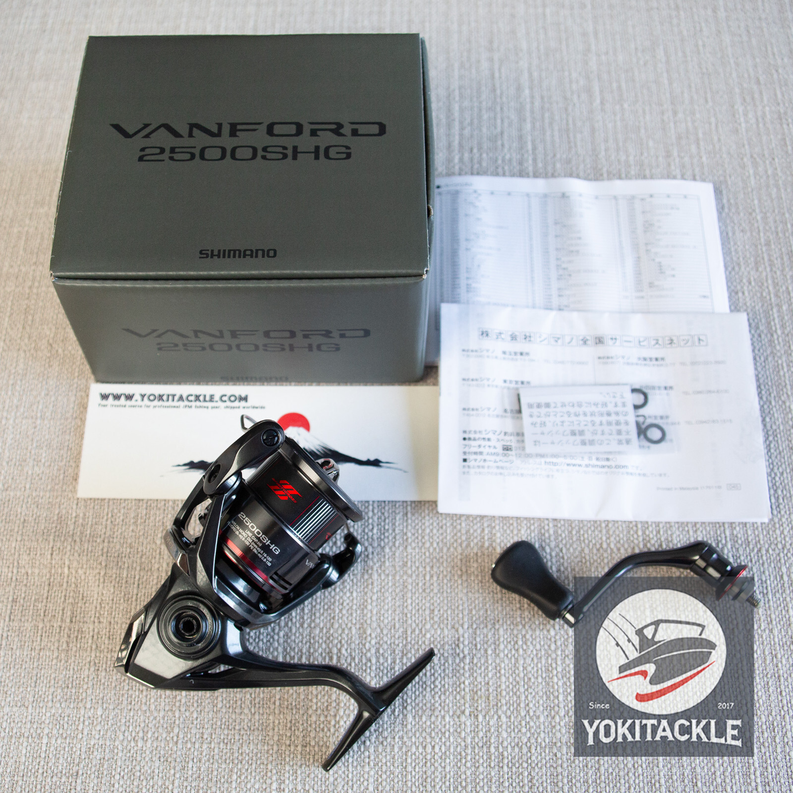 シマノ 24VANFORD2500SHG Shimano 24 VANFORD 2500SHG Spinning Reel shipping from JAPAN