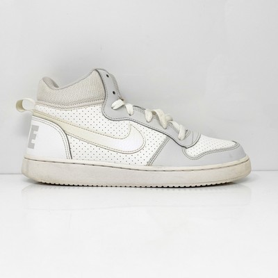 

Nike Boys Court Borough Mid 845107-104 Белые баскетбольные кроссовки Кроссовки Размер 7Y, Белый, Court Borough Mid