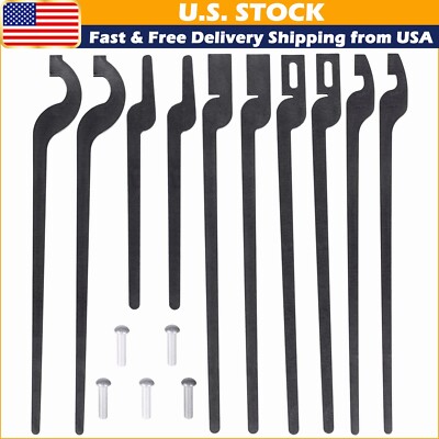 5 Types of Rapid Tongs Bundle Set with Rivets DIY For Beginner or Blacksmith