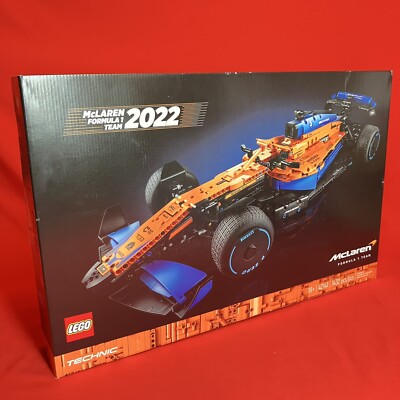 LEGO TECHNIC 2022 McLaren Formula 1 Race Car Model Building Kit 1432 Piece 42141