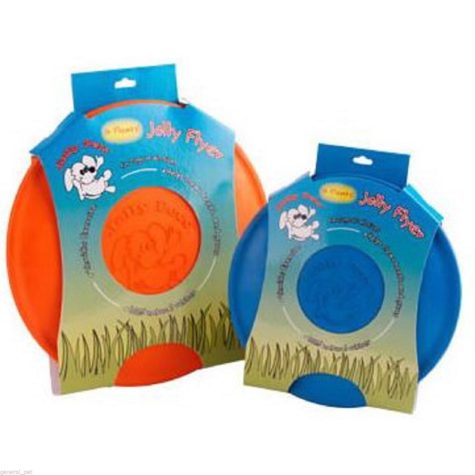 Jolly Flyer Rubber Dog Frisbee 7.5 inch Orange | eBay