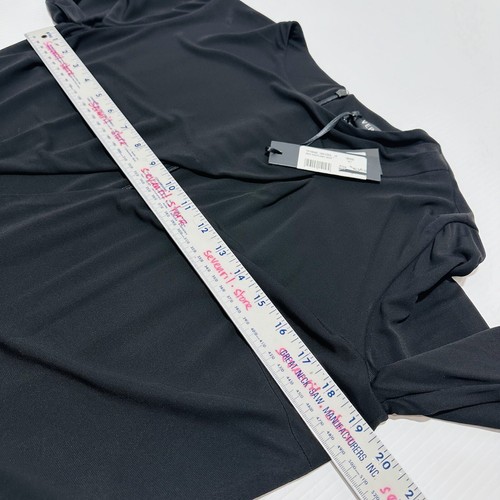 Pre-owned Versace Nwt$2,575  Runway 2023 Slashed Cut Out Black Mini Dress It 44/us 8