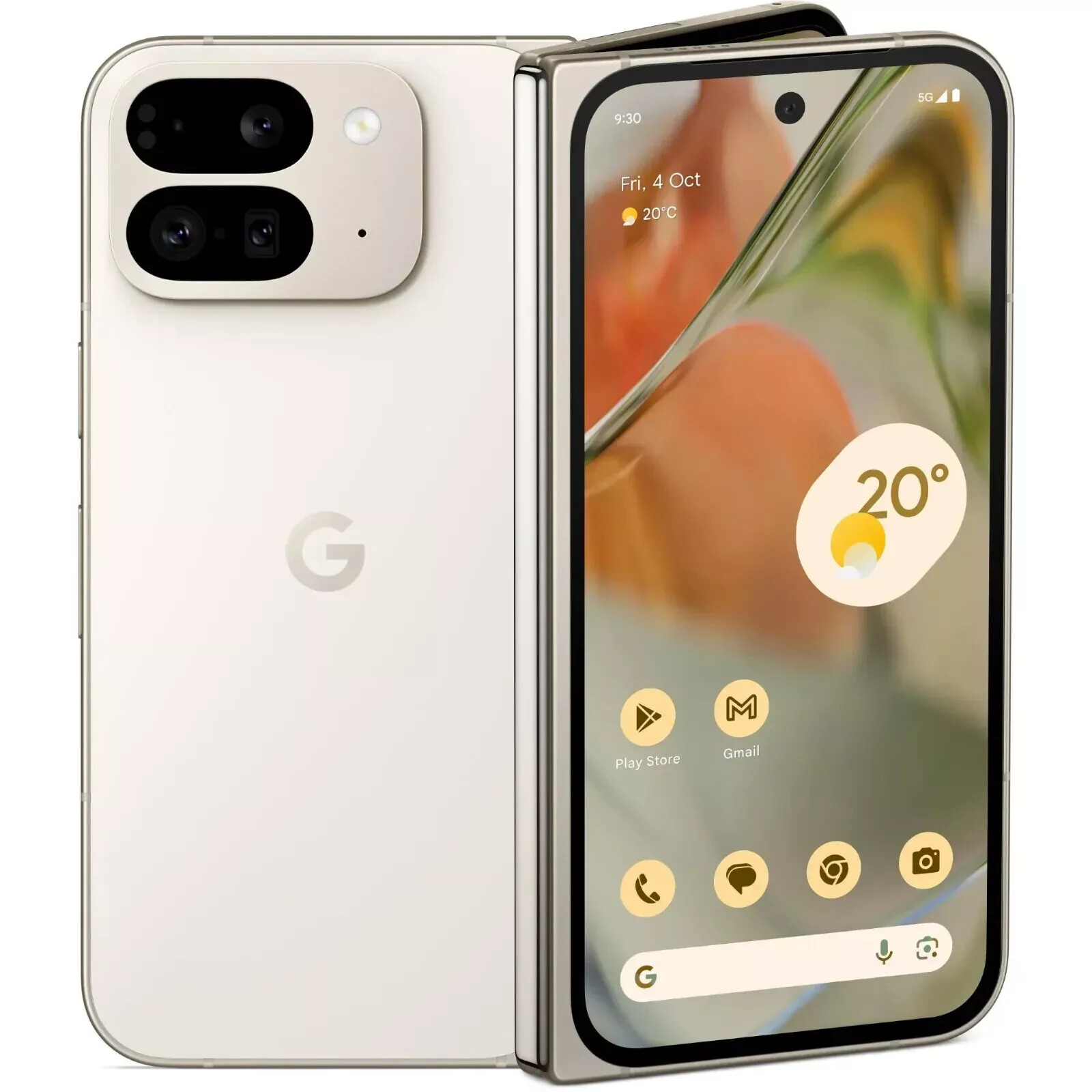 Google Pixel 9 Pro Fold Porcelain ホワイト $_57.JPG?set_id=880000500F