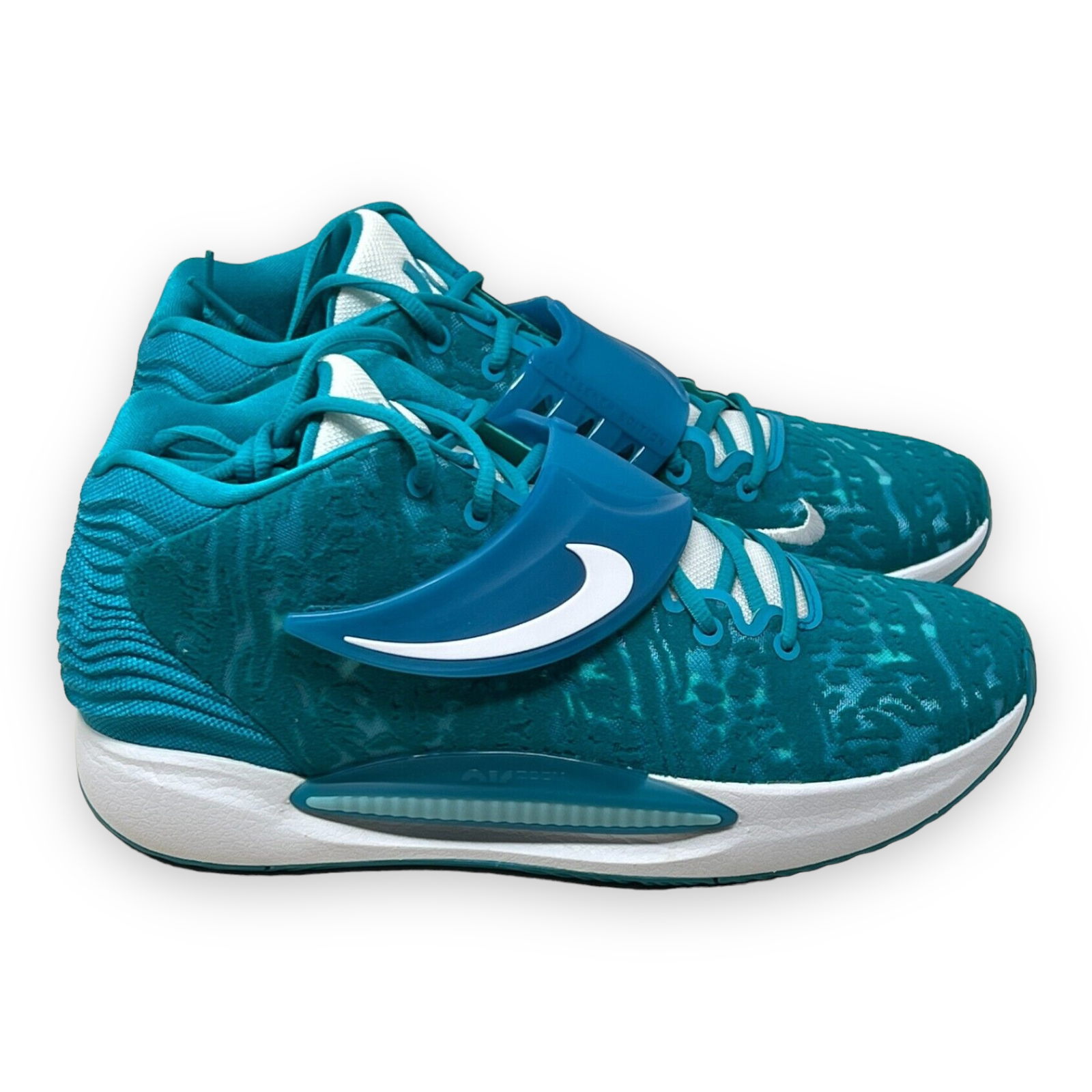 

Мужские кроссовки Nike KD 14 TB Promo Rapid Teal Blue White Durant DM5040-403 9, Синий, Nike KD 14