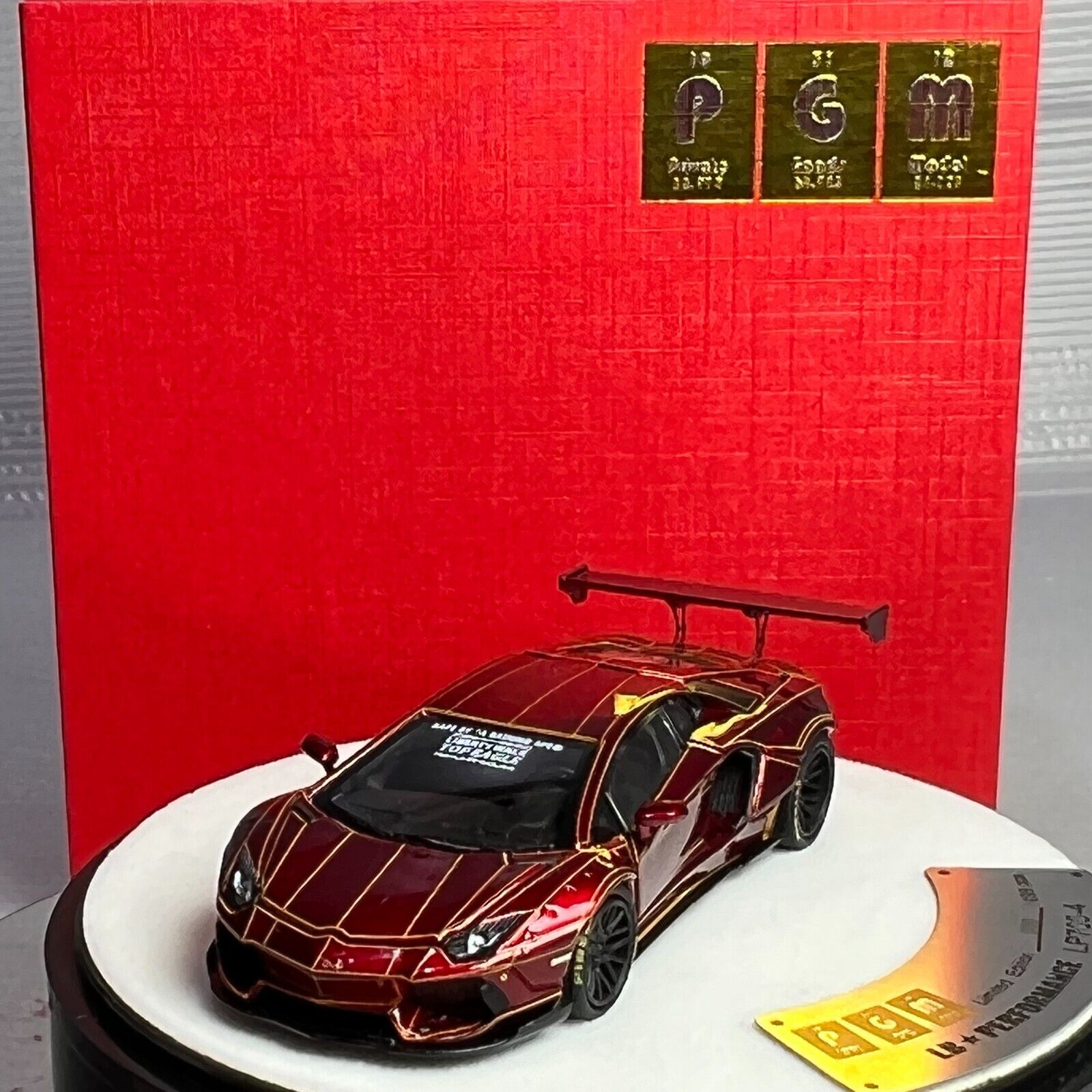 1/64 PGM Lamborghini LP700 LBWK LB Works full open Red 1/64 PGM Lamborghini LP700 LBWK LB Works full open Red
