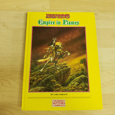 1989 ''EMPIRE IN FLAMES'' Warhammer Fantasy ROG Enemy Within