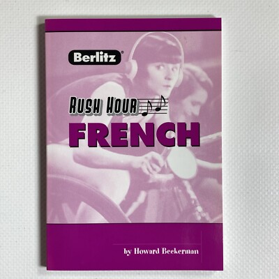 Berlitz Rush Hour French Phrasebook Pocket Dictionary Language Study Guide