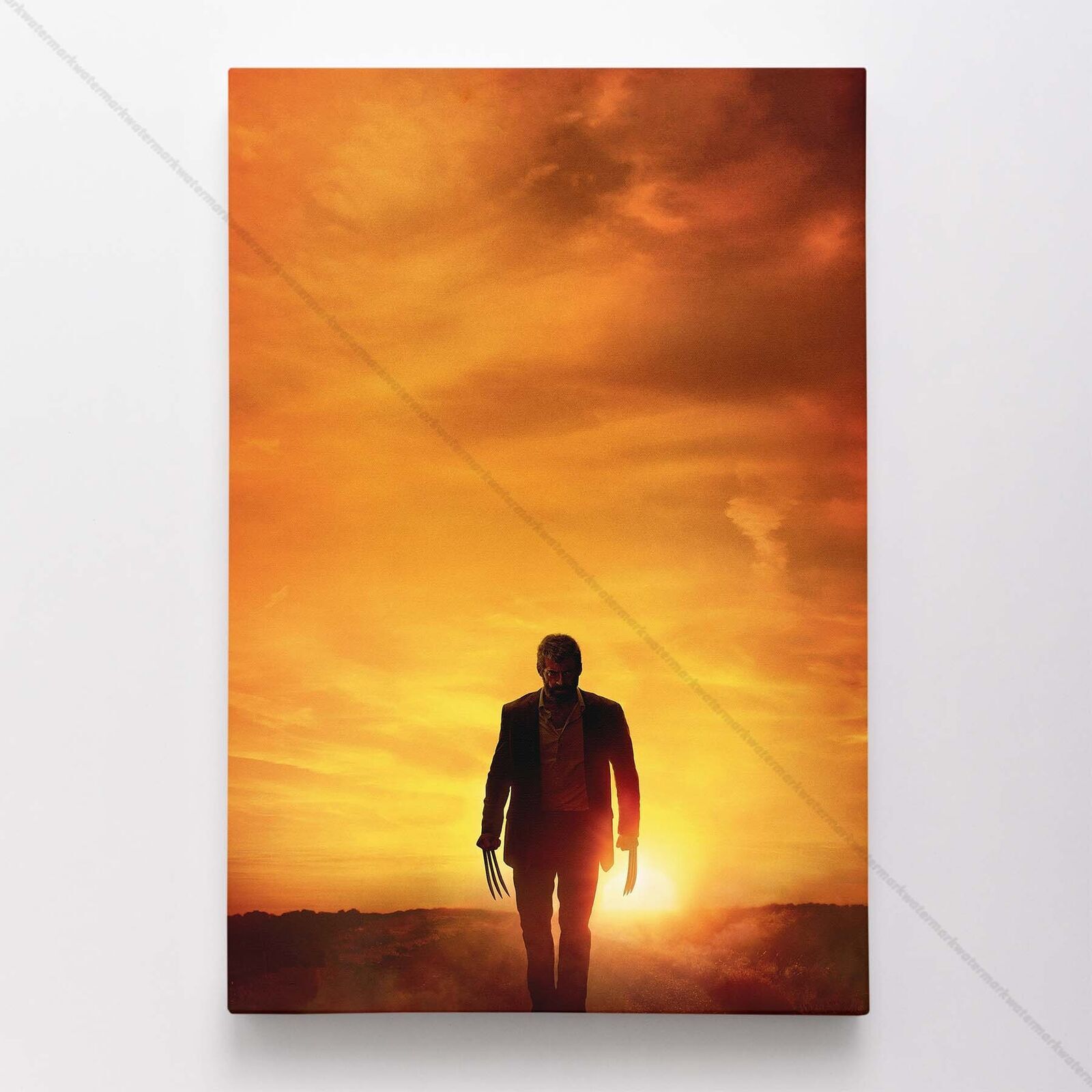 Wolverine Poster Canvas Logan Hugh Jackman X-Men Marvel Movie Art Print #4247