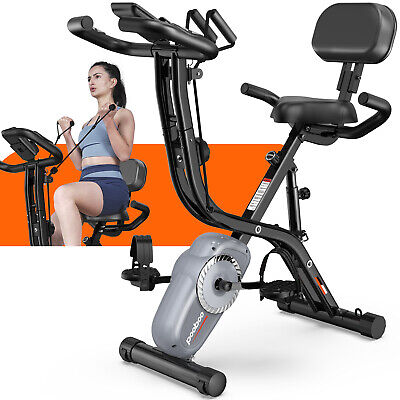 magnetic upright exercise bike fitness cycling stationary bicycle 10 level black 393867580605