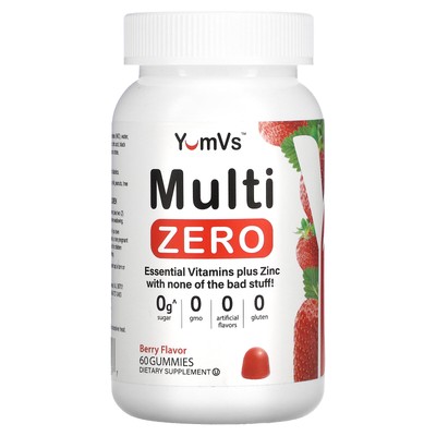 Multi Zero, Berry, 60 жевательных конфет