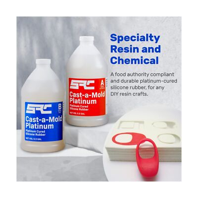 Specialty Resin & Chemical Cast-A-Mold Platinum (1-Gallon Kit) | Silicone Mol...