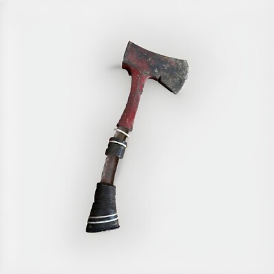 Vtg Hatchet Axe Steel Shank Leather Handle Needs Repair Likely Estwing Unmarked