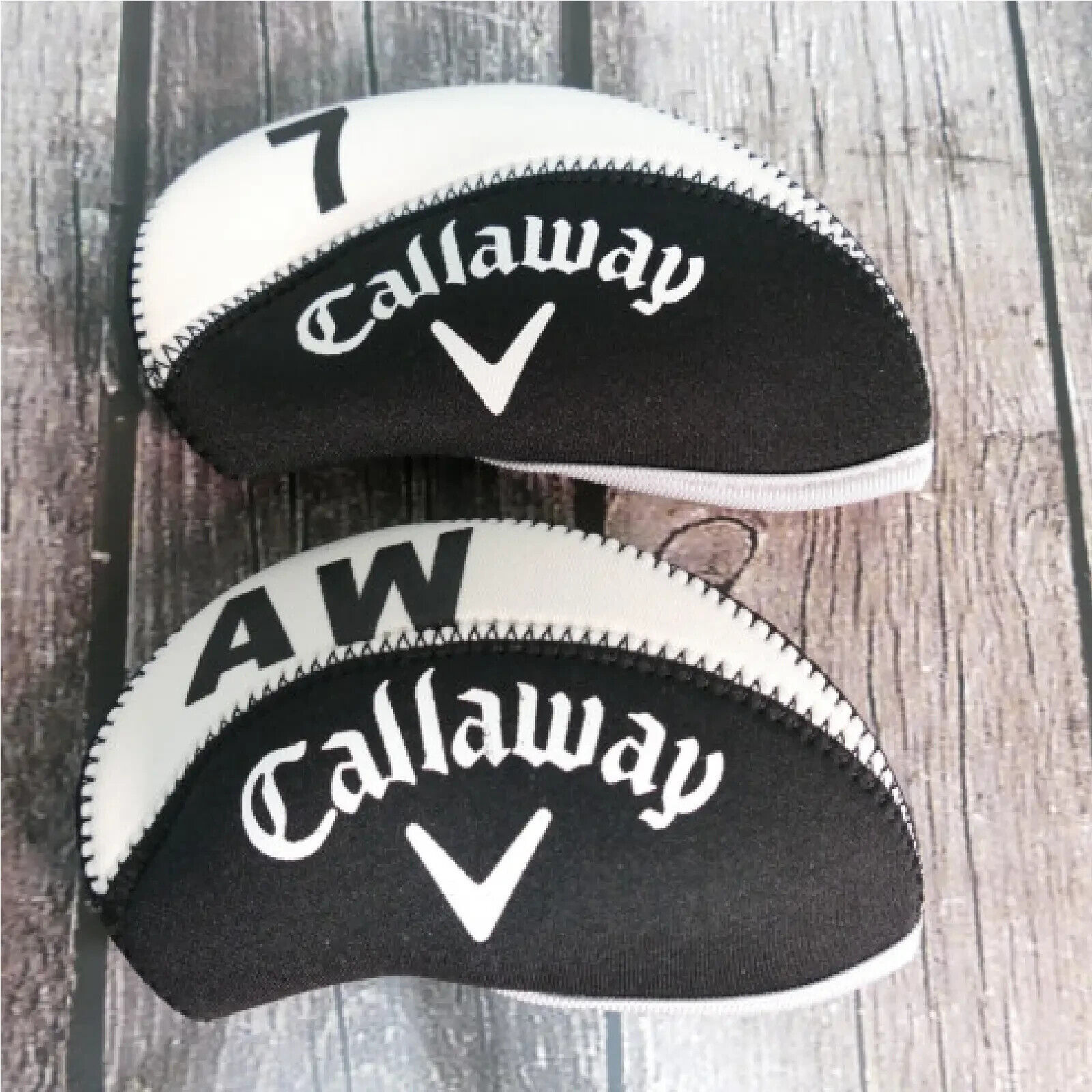 New 10PCS golf iron head cover, Callaway classic black club head cover /.5