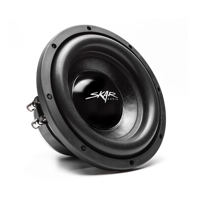 NEW SKAR AUDIO IX-8 D2 8'' 300 WATT MAX POWER DUAL 2 OHM CAR SUBWOOFER