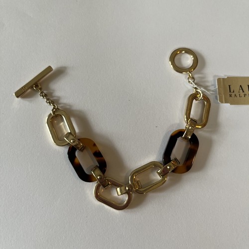 小物 Ralph Lauren 90s Gold Wallet Chain Classic RALPH LAUREN Chain Necklace Toggle Clasp Equestrian