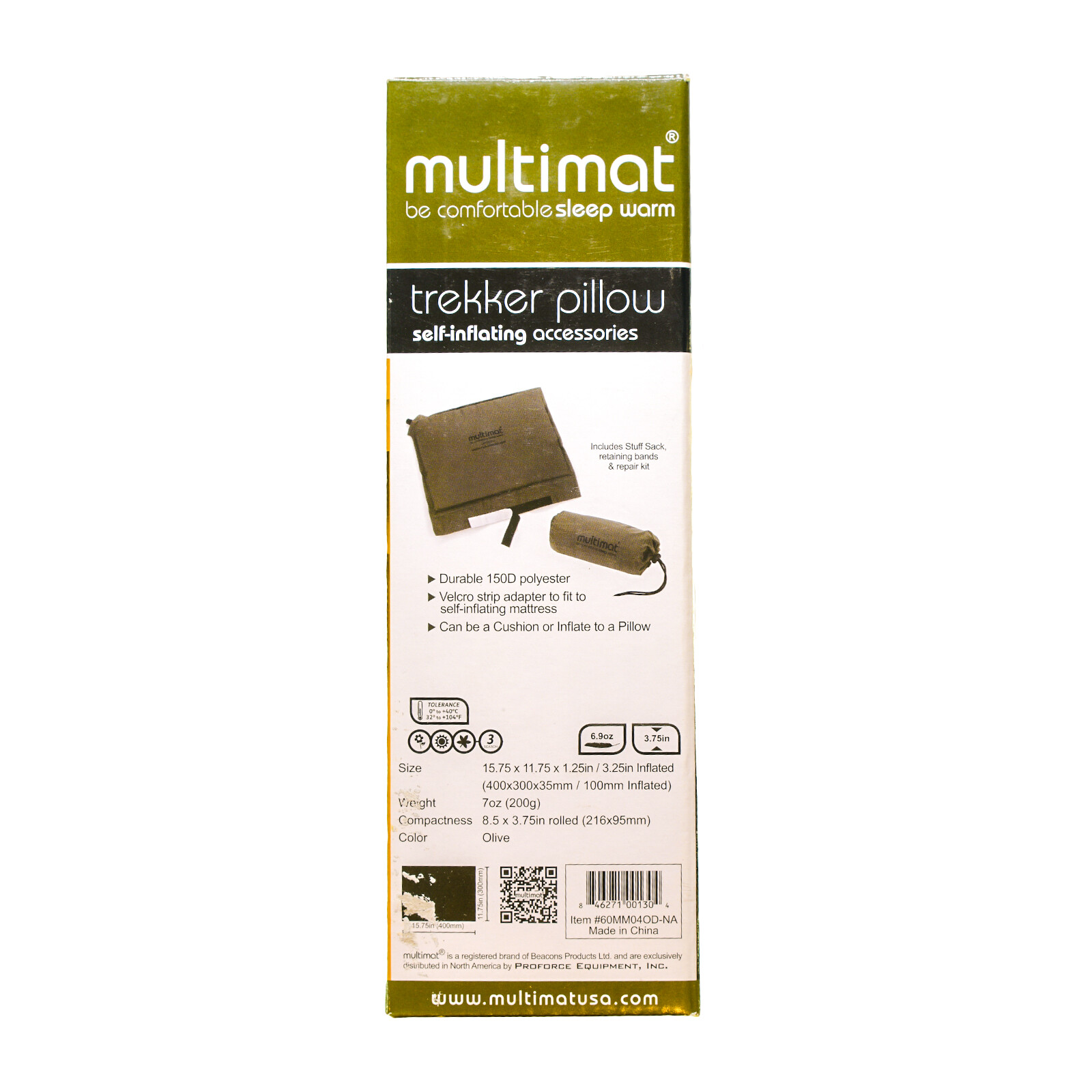 Self-Inflating Multimat Trekker Pillow 15.75