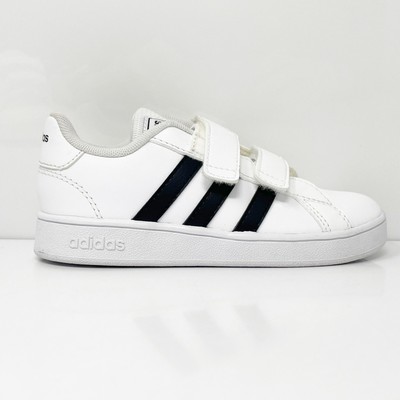 

Adidas Boys Grand Court EF0118 Белая повседневная обувь Кроссовки Размер 10K, Белый, Grand Court