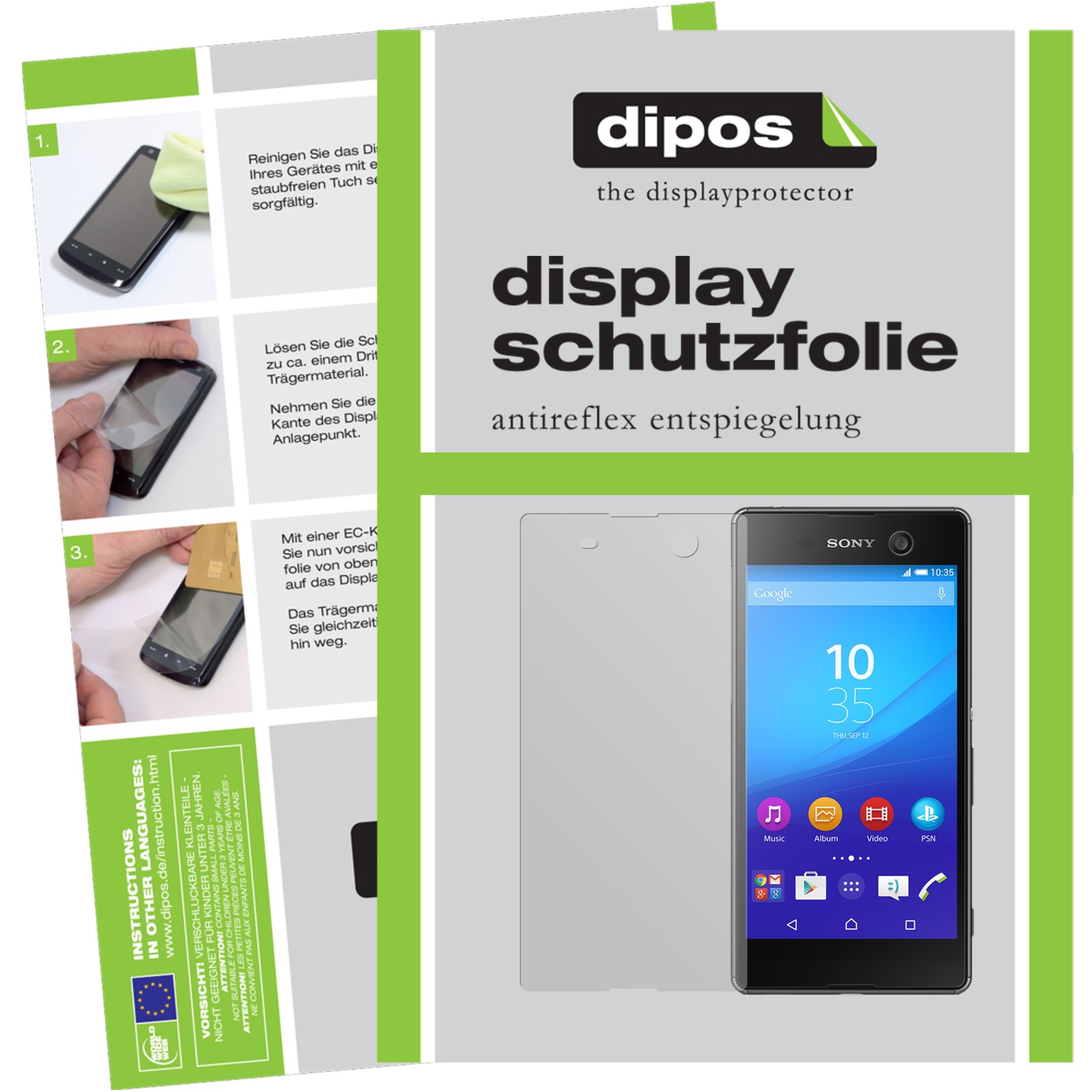 Dipos I 2X Pellicola Protettiva Compatibile Con Sony Xperia 5