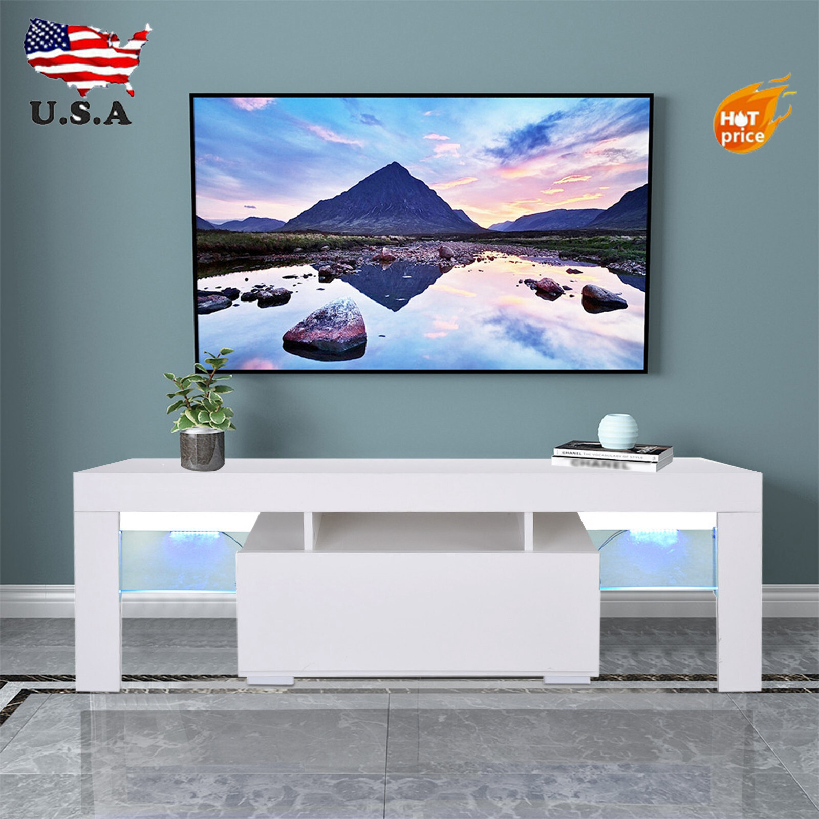60 Inch Media Console Tv Cabinet Entertainment Center