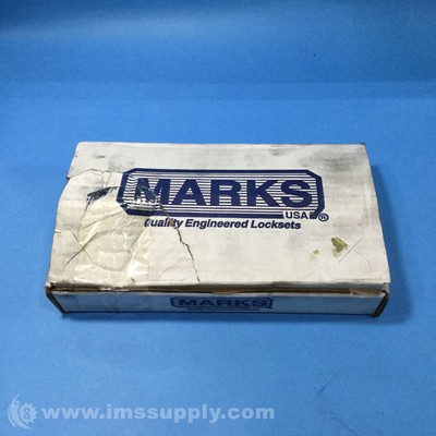 Marks USA W3710 Swinging Gate Lock, Easily Reversible FNOB