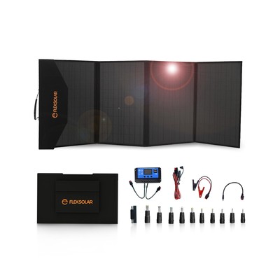 120W Portable Solar Panel Charger DC 5521 8mm Anderson SAE PD3.0 60W USB-C 18...