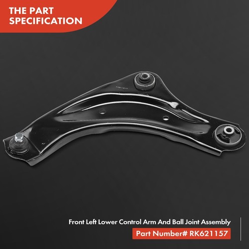 FITS NISSAN X-TRAIL 07 FRONT 2 PAIR LOWER WISHBONE ARMS BALL JOINTS & LINKS KIT