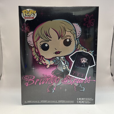 Funko Pop Britney Spears Baby One More Time 90 & Exclusive T-Shirt Large Target