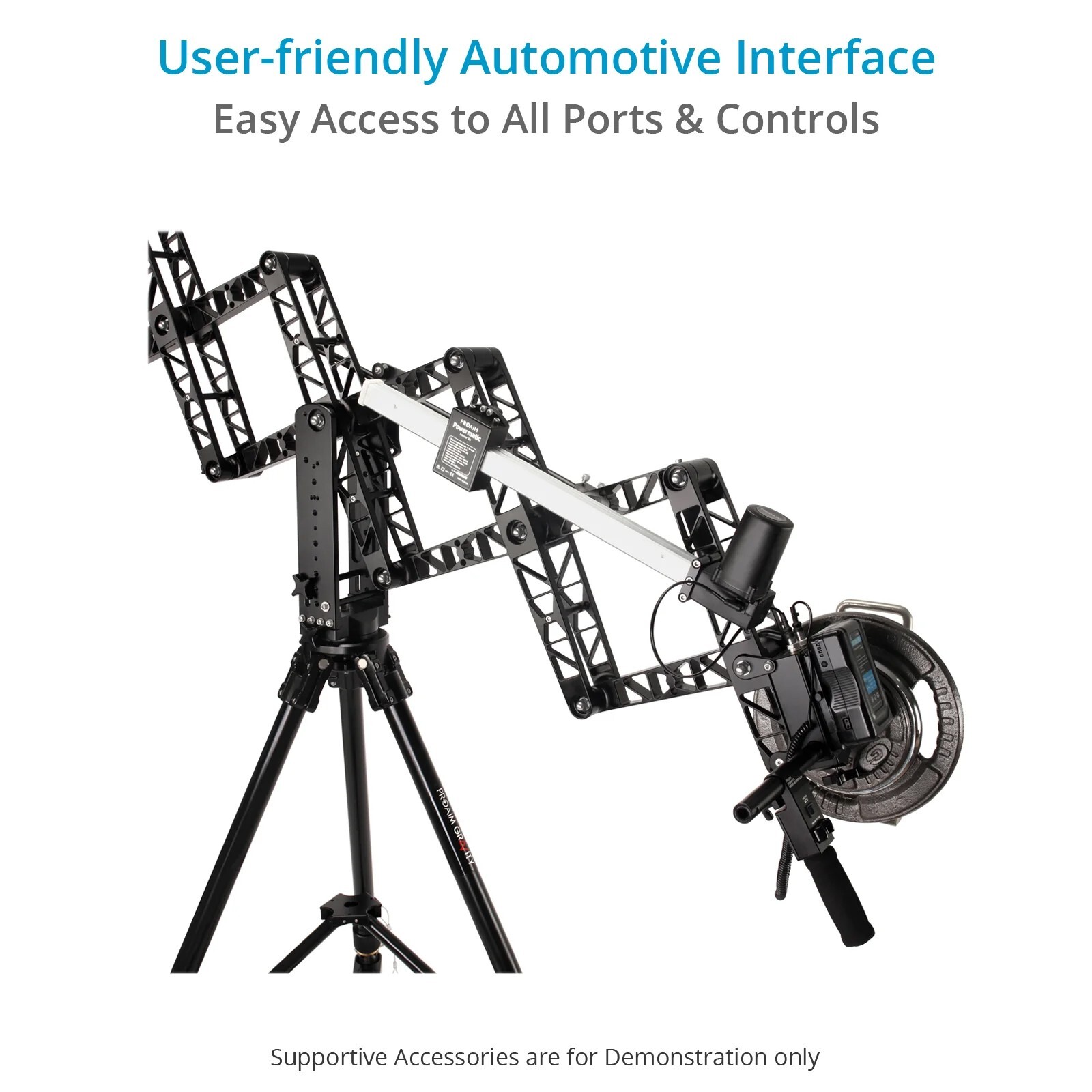 Proaim Powermatic Scissor 17' Telescopic Camera Jib Crane for Film Productions