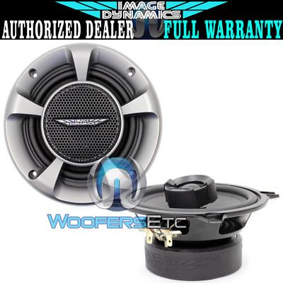 CTX5 IMAGE DYNAMICS 5.25'' CAR AUDIO 2-WAY COAXIAL SPEAKERS SILK TWEETERS NEW