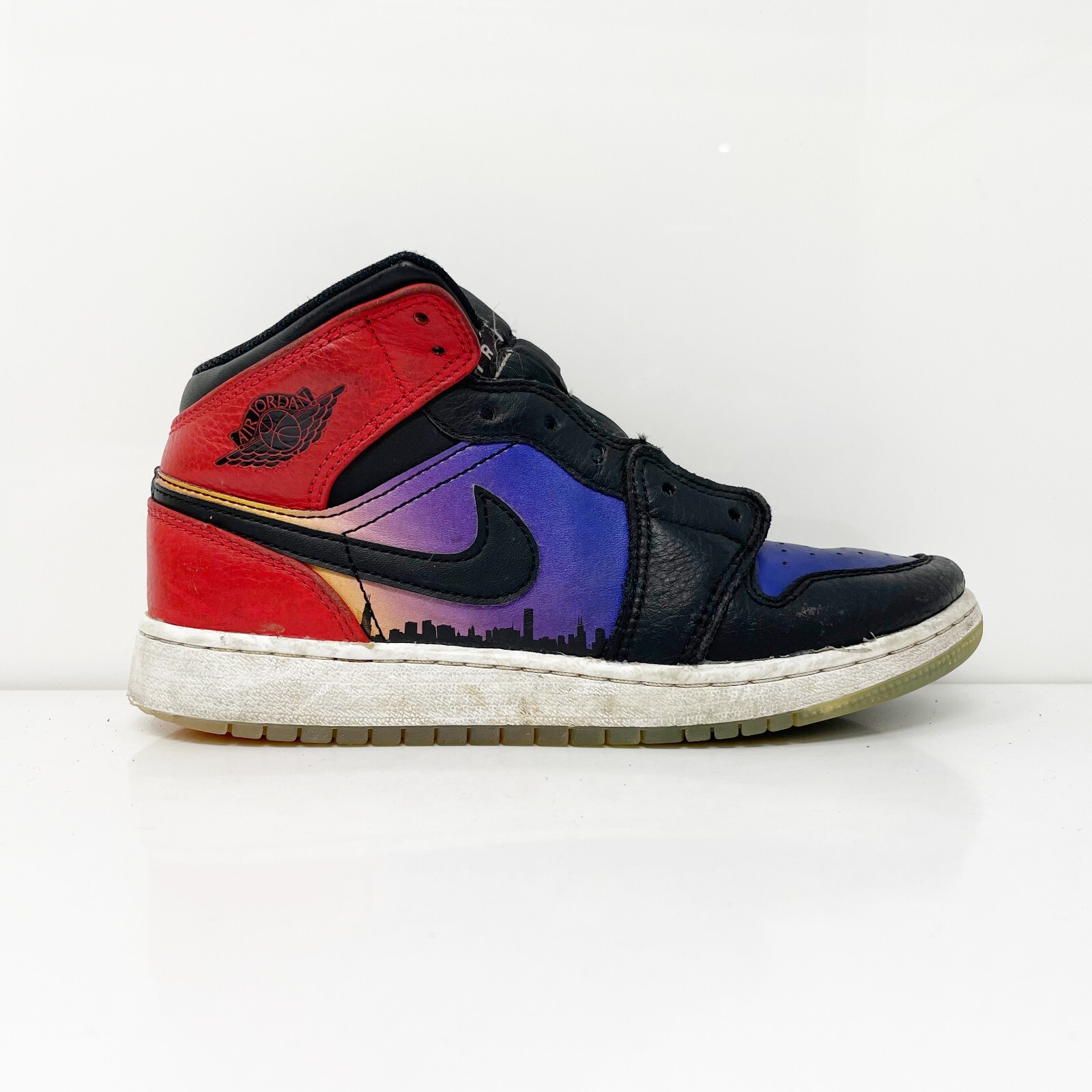 Nike Boys Air Jordan 1 Mid SS DX4379-400 Blue Basketball