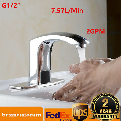 Smart Automatic Infrared Sensor Faucets Touchless Bathroom Basin Sink Faucet