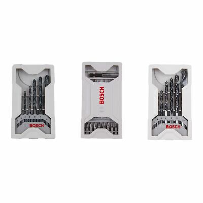 Bosch Bit- und Bohrer-Set 39-tlg. Metallbohrer Holzbohrer Schrauberbits